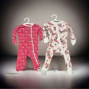 Adorable Pink and Cream Kids One Piece Set